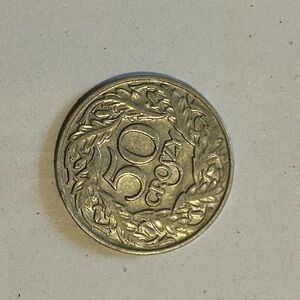 1923 Polish 50 Groszy Coin